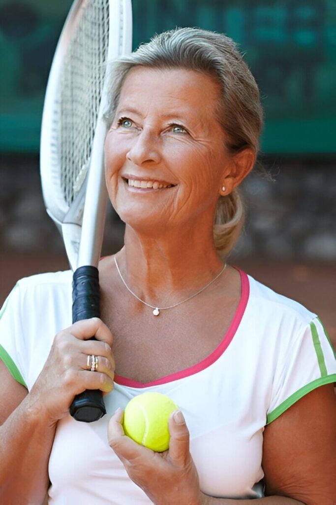 Old Healthy Woman